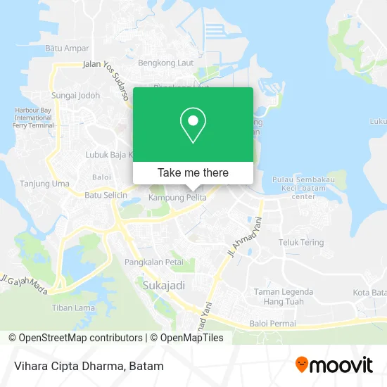 Vihara Cipta Dharma map