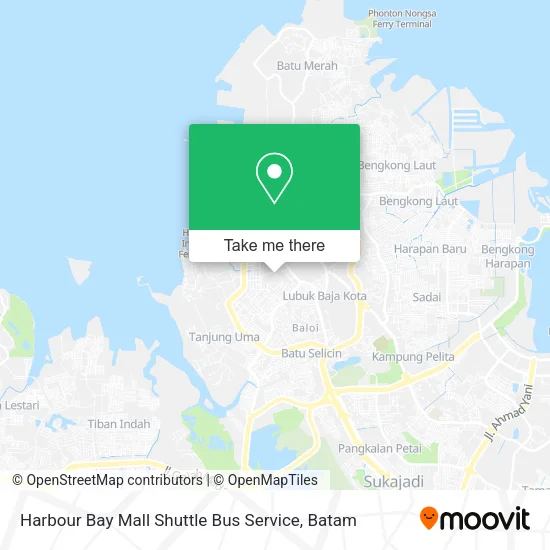 Harbour Bay Mall Shuttle Bus Service map