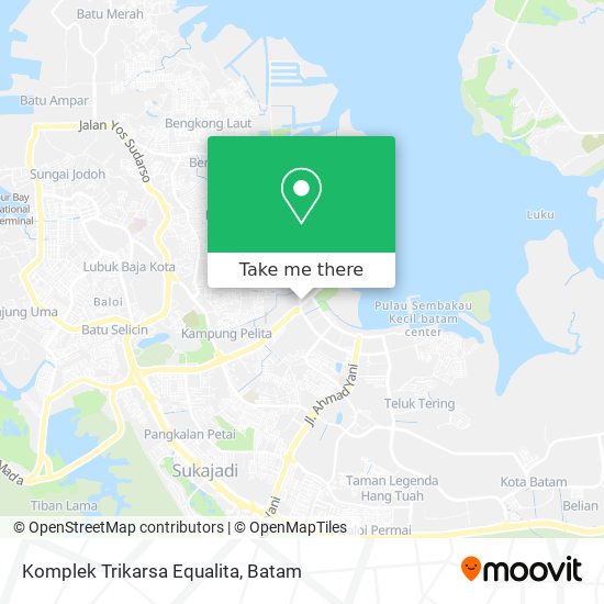 Komplek Trikarsa Equalita map