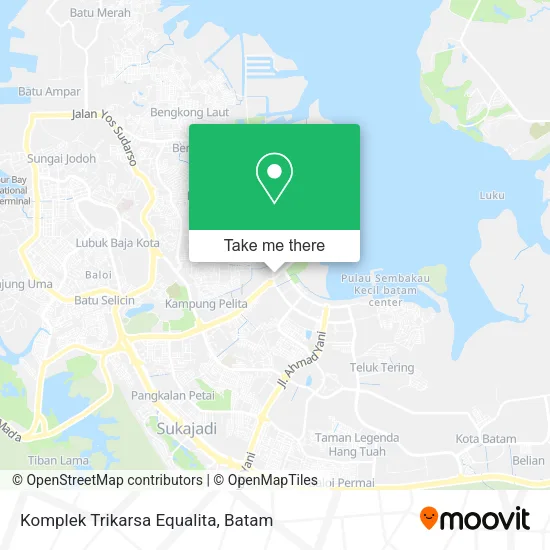 Komplek Trikarsa Equalita map