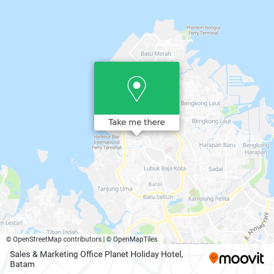 Sales & Marketing Office Planet Holiday Hotel map