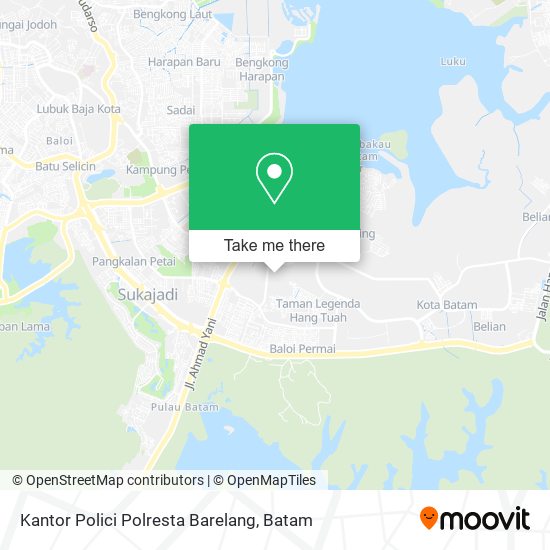Kantor Polici Polresta Barelang map