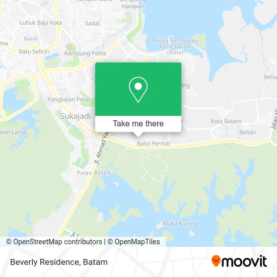 Beverly Residence map
