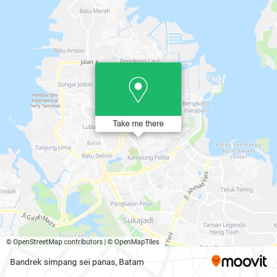 Bandrek simpang sei panas map