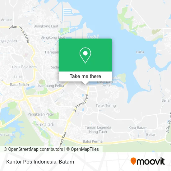 Kantor Pos Indonesia map