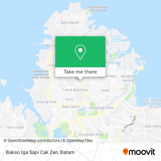 Bakso Iga Sapi Cak Zen map