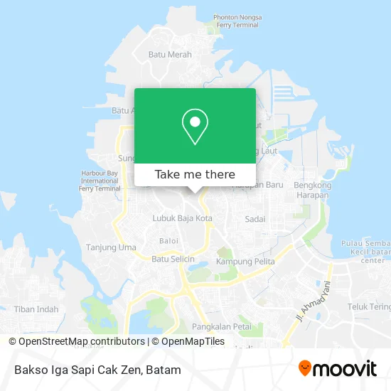Bakso Iga Sapi Cak Zen map