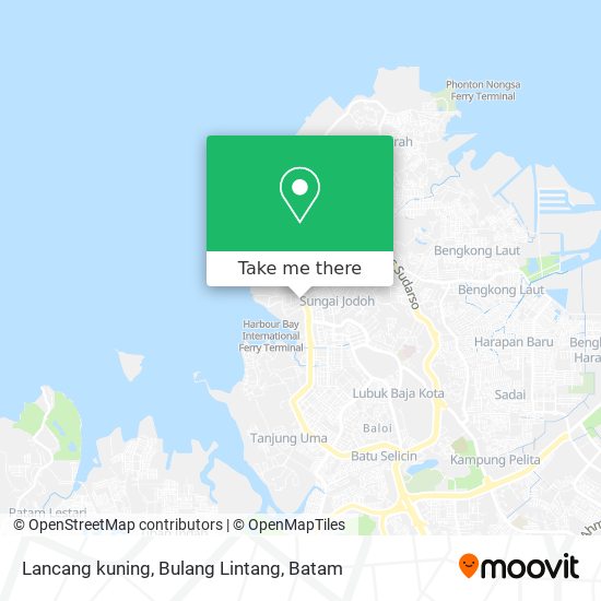 Lancang kuning, Bulang Lintang map