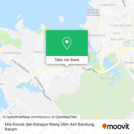 Mie Kocok dan Batagor Mang Ulim Asli Bandung map