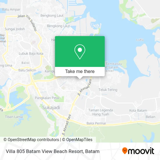 Villa 805 Batam View Beach Resort map