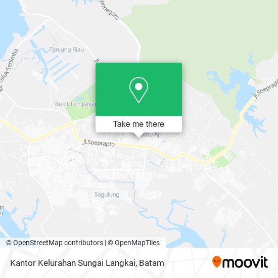 Kantor Kelurahan Sungai Langkai map