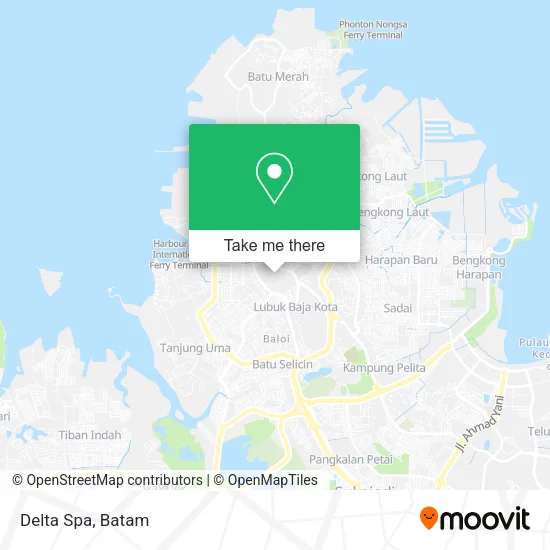 Delta Spa map