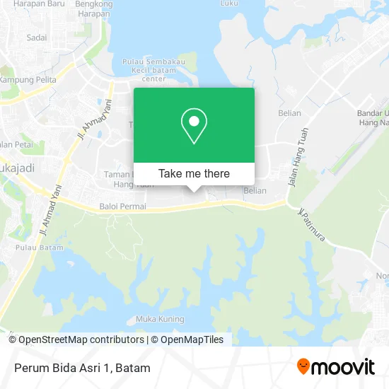 Perum Bida Asri 1 map