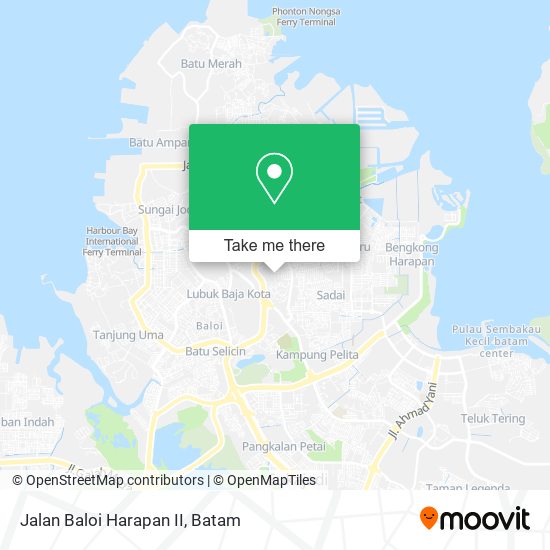 Jalan Baloi Harapan II map