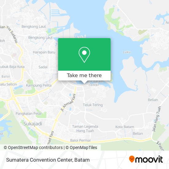 Sumatera Convention Center map