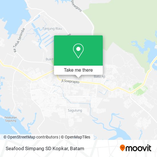 Seafood Simpang SD Kopkar map