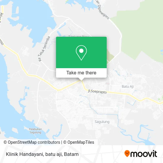 Klinik Handayani, batu aji map