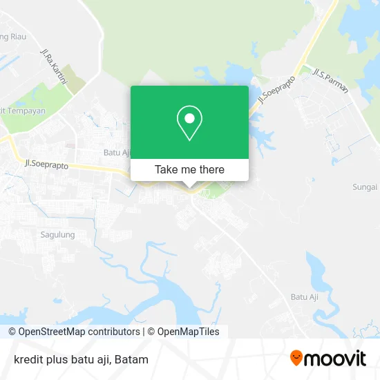 kredit plus batu aji map