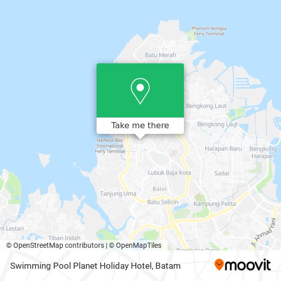 Swimming Pool Planet Holiday Hotel map