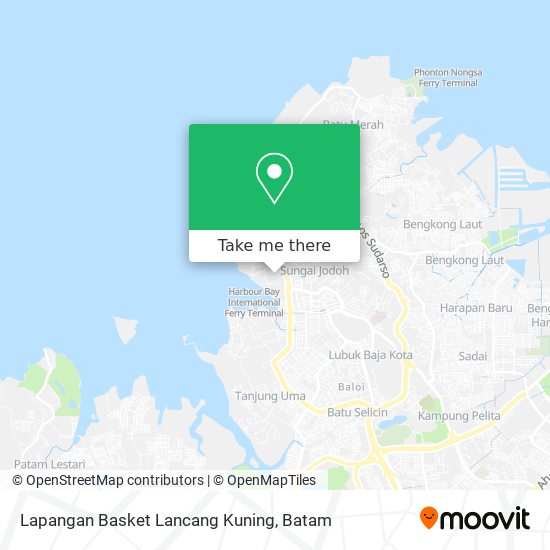 Lapangan Basket Lancang Kuning map
