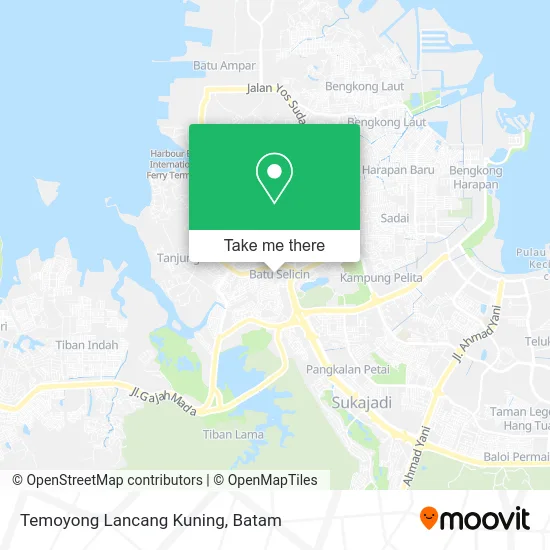 Temoyong Lancang Kuning map