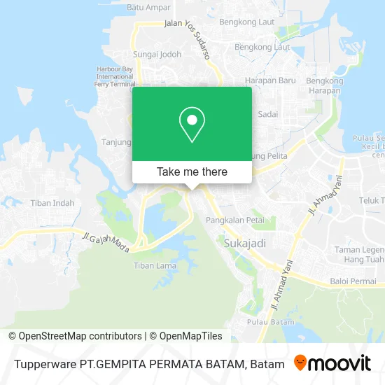 Tupperware PT.GEMPITA PERMATA BATAM map