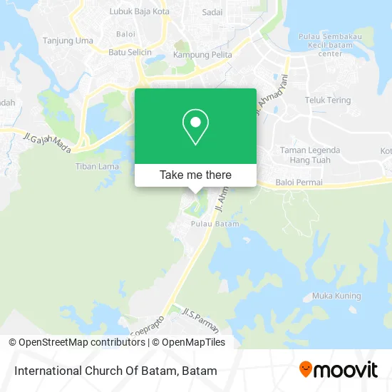 International Church Of Batam map
