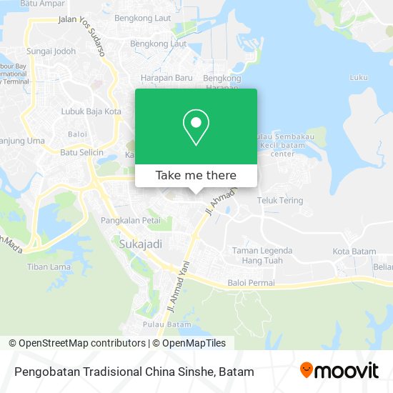 Pengobatan Tradisional China Sinshe map