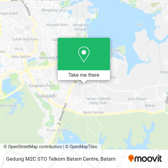 Gedung M2C STO Telkom Batam Centre map