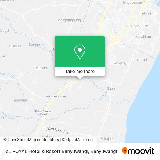 eL ROYAL Hotel & Resort Banyuwangi map