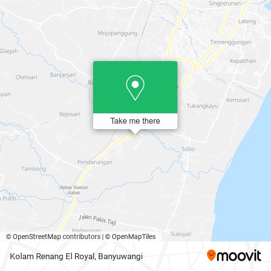 Kolam Renang El Royal map