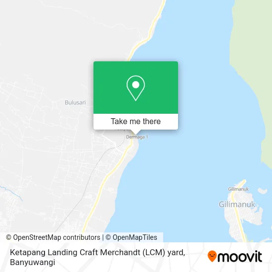 Ketapang Landing Craft Merchandt (LCM) yard map