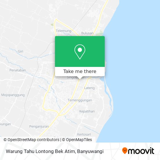 Warung Tahu Lontong Bek Atim map