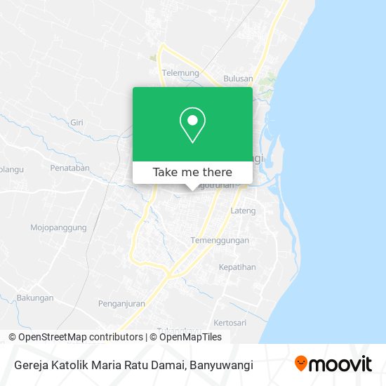 Gereja Katolik Maria Ratu Damai map