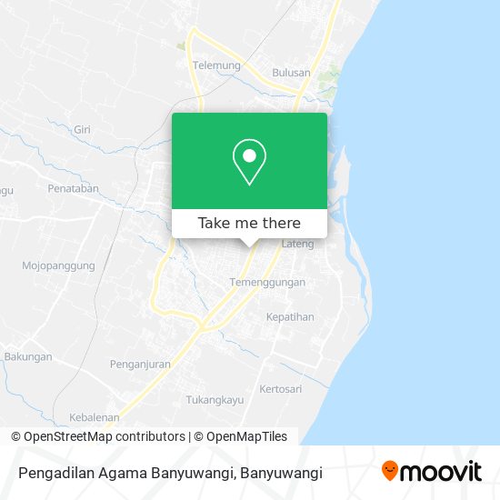 Pengadilan Agama Banyuwangi map