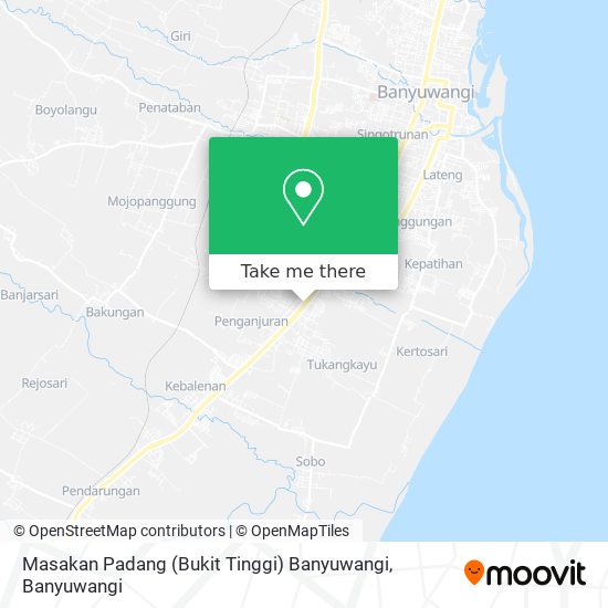 Masakan Padang (Bukit Tinggi) Banyuwangi map