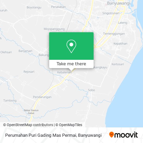 Perumahan Puri Gading Mas Permai map