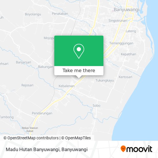 Madu Hutan Banyuwangi map