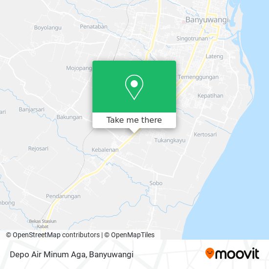 Depo Air Minum Aga map