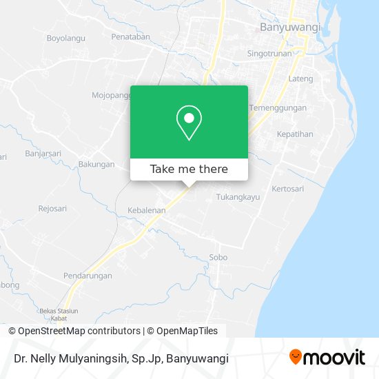Dr. Nelly Mulyaningsih, Sp.Jp map