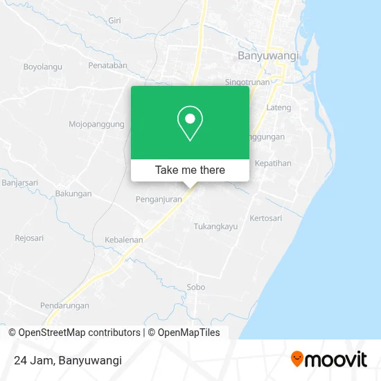 24 Jam map