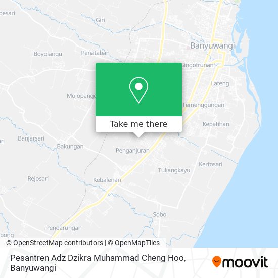 Pesantren Adz Dzikra Muhammad Cheng Hoo map