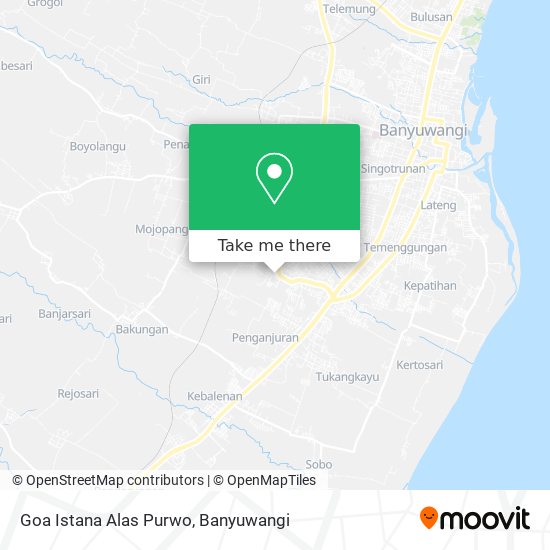 Goa Istana Alas Purwo map