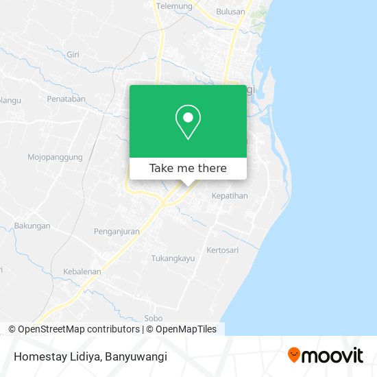 Homestay Lidiya map