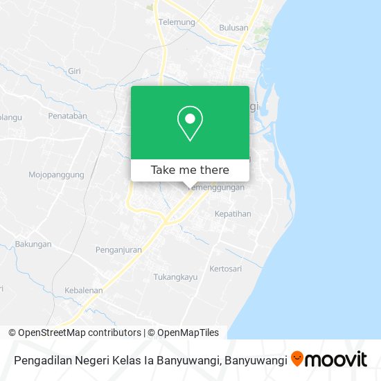 Pengadilan Negeri Kelas Ia Banyuwangi map