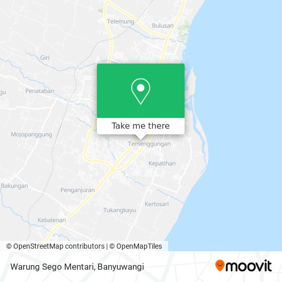 Warung Sego Mentari map