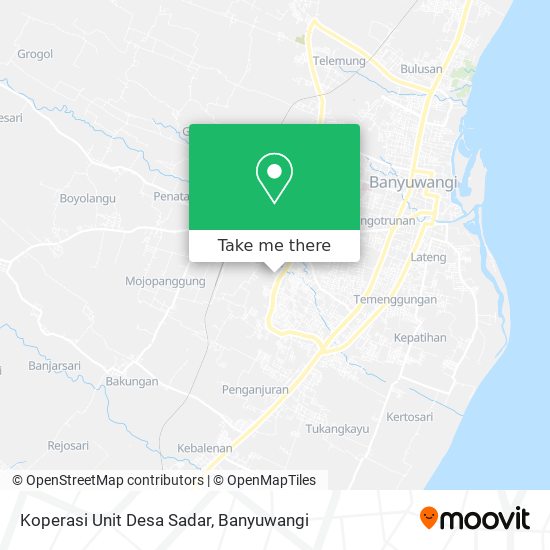 Koperasi Unit Desa Sadar map