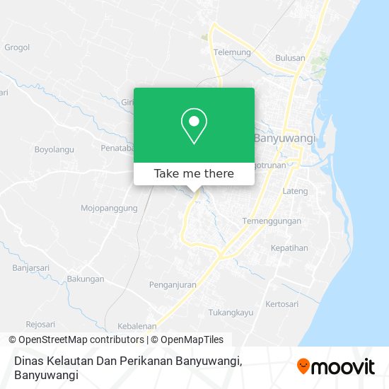 Dinas Kelautan Dan Perikanan Banyuwangi map