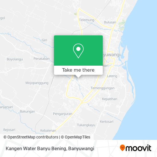 Kangen Water Banyu Bening map