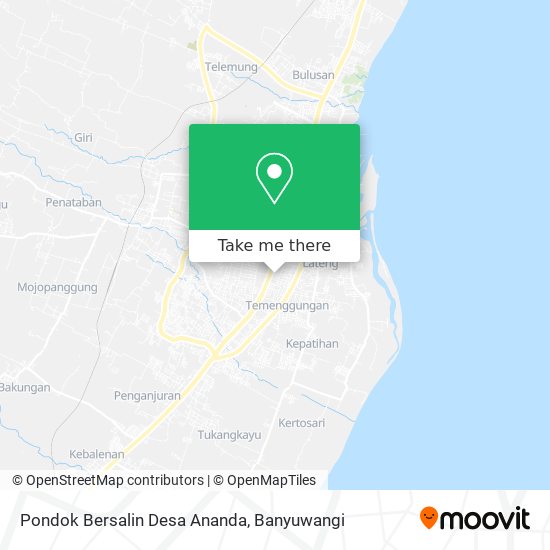 Pondok Bersalin Desa Ananda map